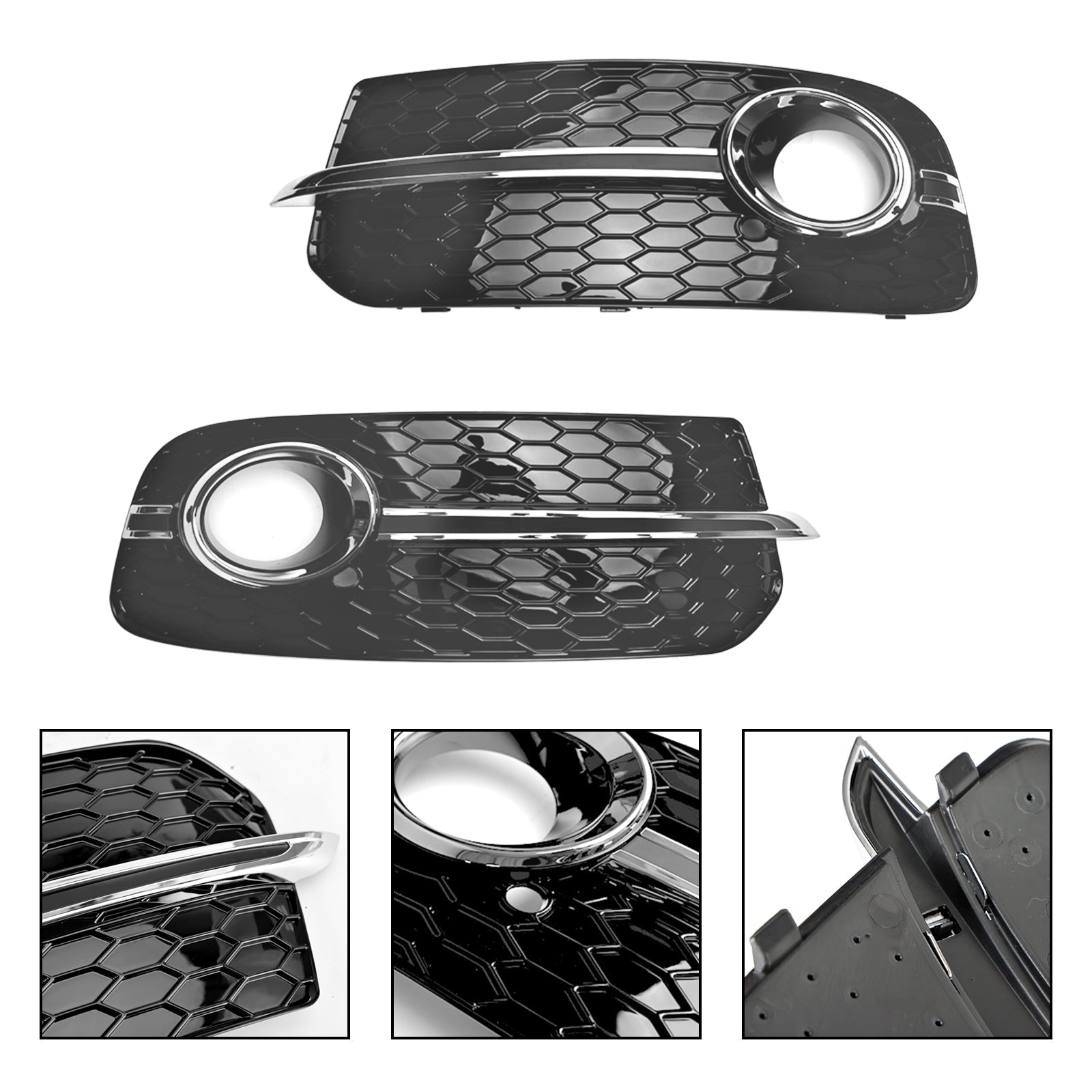 Audi Q5 2013-2017 8R0807682M Grille de calandre antibrouillard pour pare-chocs avant 8R0807681M