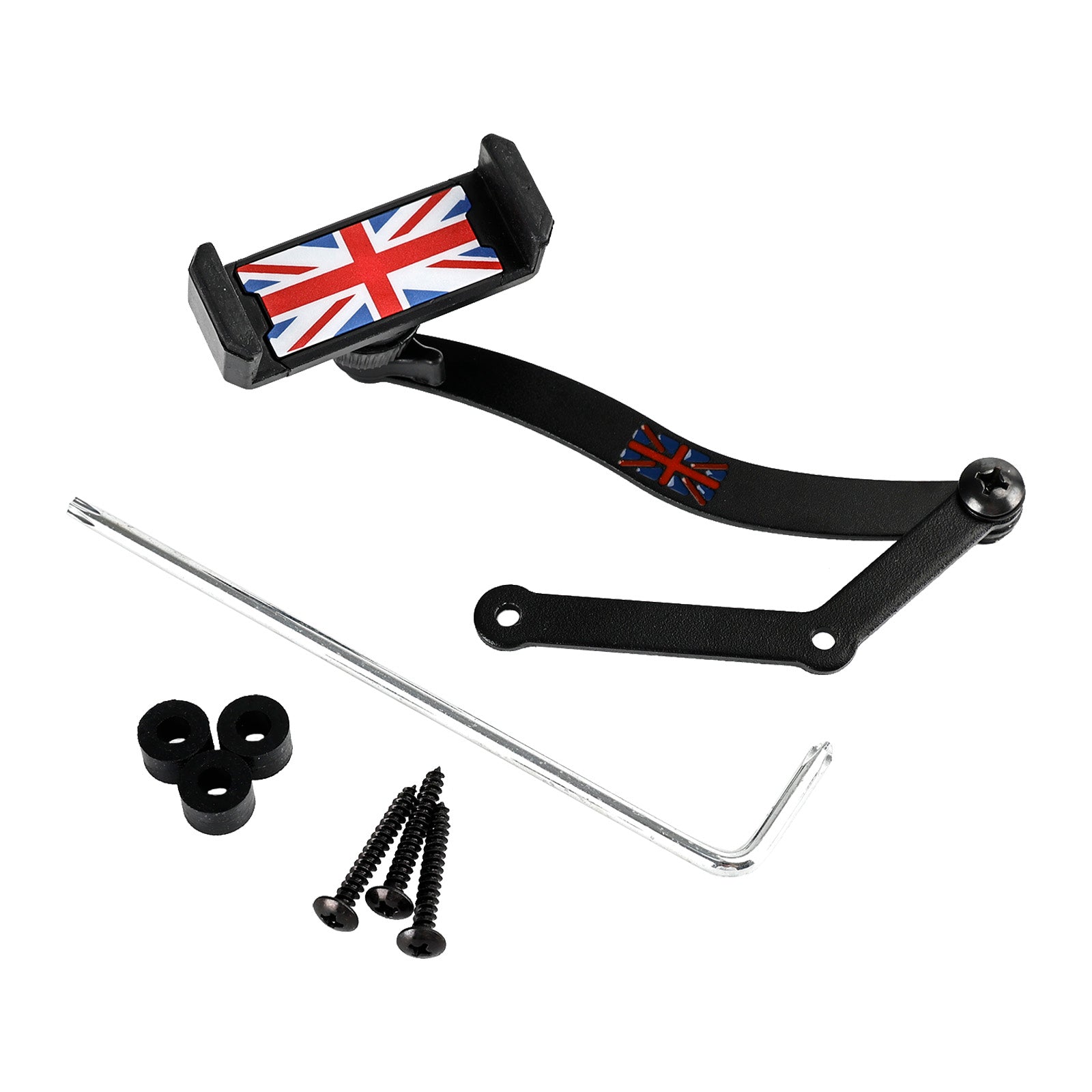 Soporte para teléfono móvil con rotación de 360° para Mini Cooper R50 R52 R53 rojo